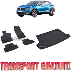 Set Covorase Auto Si Tavita Portbagaj VOLKSWAGEN T-ROC din 12.2017 - 2026, caroserie suv, PORTBAGAJ SUPERIOR