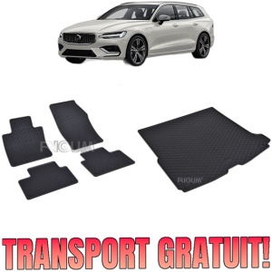 Set Covorase Auto Si Tavita Portbagaj VOLVO V60 PHEV din 2018 - 2026, caroserie combi,