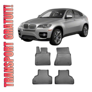 Set covorase BMW X6 E71, din 06.2008 - 10.2014, covorase tavita, caroserie SUV AL 3-LEA rand exclus, compatibile cu autoturismul BMW X6 E71, ARISTAR