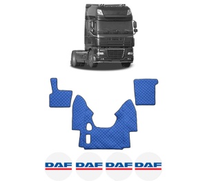 Set covorase Camion Tir DAF 95 XF din 1997-2002, Auto, 4x Stickere auto cu DAF