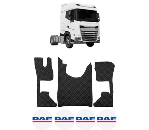 Set covorase Camion Tir DAF XG din 2021, Auto, 4x Stickere auto cu DAF