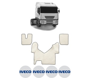 Set covorase Camion Tir Iveco STRALIS I din 2002-2013, Auto, 4x Stickere auto cu Iveco