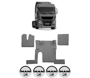 Set covorase Camion Tir MAN TGX I din 2006-2021, Auto, 4x Stickere auto cu MAN
