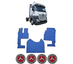 Set covorase Camion Tir MERCEDES-BENZ ACTROS MP4 / MP5 din 2011-2024, Auto, 4x Stickere auto cu MERCEDES-BENZ
