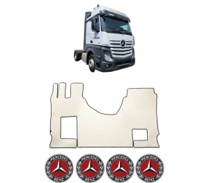 Set covorase Camion Tir MERCEDES-BENZ ACTROS MP4 / MP5 din 2011-2024, Auto, 4x Stickere auto cu MERCEDES-BENZ