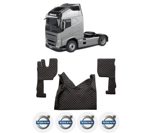 Set covorase Camion Tir VOLVO FH16 III din 2020-2024, Auto, 4x Stickere auto cu VOLVO