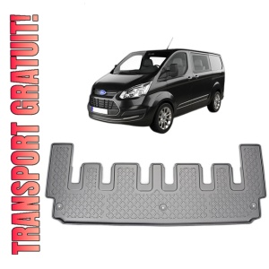 Set covorase FORD TOURNEO CUSTOM, din 01.2013 - 2018, covorase tavita, caroserie VAN ampatament L1 si L2, cutie MANUALA si automata, rand 3, compatibile cu autoturismul FORD TOURNEO CUSTOM, ARISTAR
