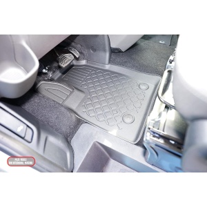 Set covorase FORD TOURNEO CUSTOM FACELIFT, din 02.2018 - 06.2023, covorase tavita, caroserie VAN ampatament L1 si L2, cutie automata, compatibile cu autoturismul FORD TOURNEO CUSTOM FACELIFT, ARISTAR - Img 5