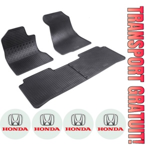 Set covorase Honda CR-V II SUV 2002 - 2006 si 4 stickere rotunde Honda
