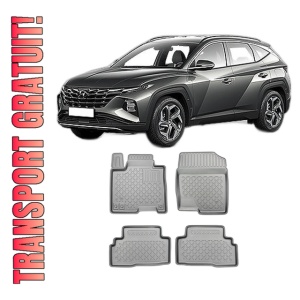 Set covorase HYUNDAI TUCSON HYBRID, din 12.2020 - Prezent, covorase tavita, caroserie SUV NU CORESPUNDE PENTRU 48-HYBRID, MILD HYBRID si PLUG-IN HYBRID, compatibile cu autoturismul HYUNDAI TUCSON HYBRID, ARISTAR