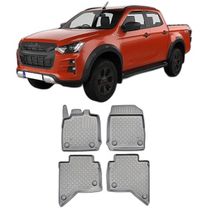 Set covorase ISUZU D-MAX, din 01.2021 - Prezent, covorase tavita, caroserie PICK-UP, compatibile cu autoturismul ISUZU D-MAX, ARISTAR - Img 2
