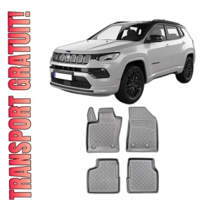 Set covorase JEEP COMPASS II (MP) 4XE, din 07.2020 - Prezent, covorase tavita, caroserie SUV FACELIFT, compatibile cu autoturismul JEEP COMPASS II (MP) 4XE, ARISTAR