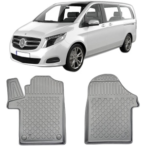 Set covorase MERCEDES V-CLASS W447, din 06.2014 - Prezent, covorase tavita, caroserie VAN, compatibile cu autoturismul MERCEDES V-CLASS W447, ARISTAR - Img 2