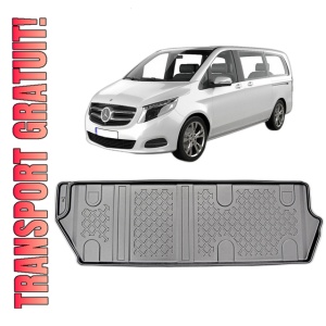 Set covorase MERCEDES VITO W447, din 10.2014 - Prezent, covorase tavita, caroserie VAN ampatament lung, rand 3, scaune fixe, compatibile cu autoturismul MERCEDES VITO W447, ARISTAR