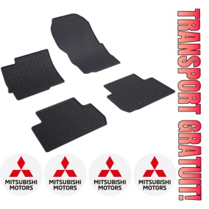 Set covorase Mitsubishi Eclipse Cross SUV 01.2018 - prezent si 4 stickere rotunde Mitsubishi