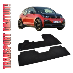 Set covorase mocheta BMW i3 Electric 2013-prezent, din mocheta, compatibile cu autoturismul BMW i3 Electric