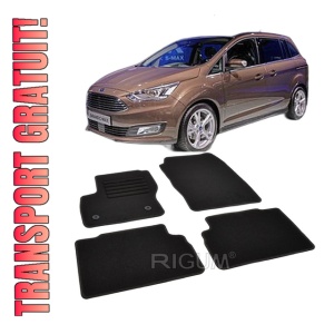 Set covorase mocheta C-Max 2, 2012-2015, din mocheta, compatibile cu autoturismul C