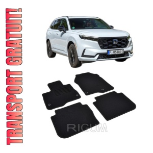 Set covorase mocheta Honda CRV VI e:HEV Hybrid, 2023-prezent, din mocheta, compatibile cu autoturismul Honda CRV VI e:HEV Hybrid