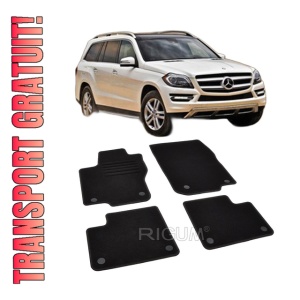 Set covorase mocheta Mercedes GL (X166) 2013-prezent, din mocheta, compatibile cu autoturismul Mercedes GL (X166)