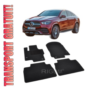 Set covorase mocheta Mercedes GLE Coupe (C167), 11.2018-prezent, din mocheta, compatibile cu autoturismul Mercedes GLE Coupe (C167)