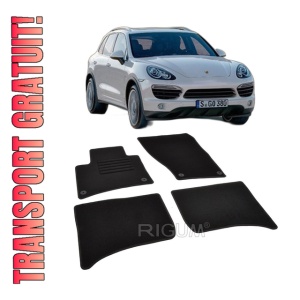 Set covorase mocheta Porsche Cayenne 2 (92A / 958) 2010-2017, din mocheta, compatibile cu autoturismul Porsche Cayenne 2 (92A / 958)
