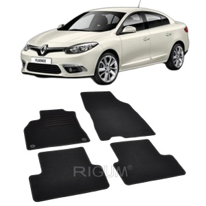 Set covorase mocheta Renault Fluence, 2009-2015, din mocheta, compatibile cu autoturismul Renault Fluence - Img 2