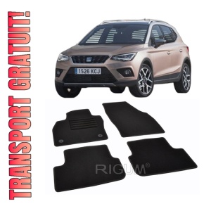 Set covorase mocheta Seat Arona, 2017-prezent, din mocheta, compatibile cu autoturismul Seat Arona