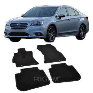 Set covorase mocheta Subaru Outback 5 (BS), din 2015-2019, din mocheta, compatibile cu autoturismul Subaru Outback 5 (BS) - Img 2