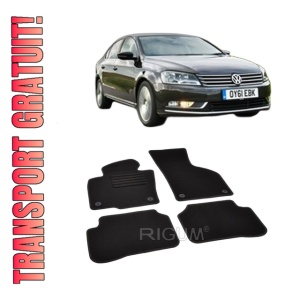 Set covorase mocheta VW Passat B7 (3C/36), 2010-2014, din mocheta, compatibile cu autoturismul VW Passat B7 (3C/36)
