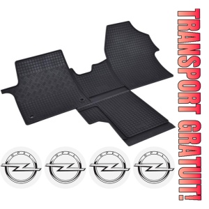 Set covorase Opel Vivaro C Van 03.2019 - prezent si 4 stickere rotunde Opel
