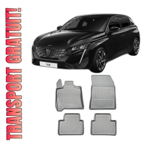 Set covorase PEUGEOT 308 HYBRID (MHEV) din 09.2023 - Prezent, covorase tavita, caroserie COMBI, compatibile cu autoturismul PEUGEOT 308 HYBRID (MHEV), ARISTAR