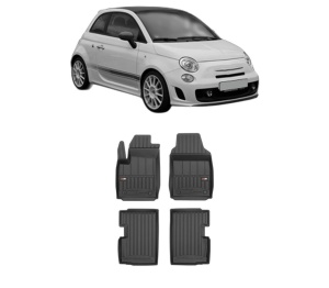 Set covorase presuri ABARTH 500C / 595C / 695C din 2009-2016, auto, din cauciuc thermoplastic, ABARTH - Img 2