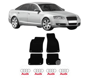 Set Covorase Presuri AUDI A6 C6 (4F2) din 2004-2011, Auto, Material Textil Mocheta, AUDI - Img 2