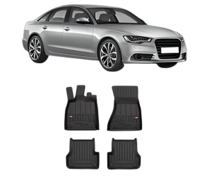 Set covorase presuri AUDI A6 C7 (4G2, 4GC) din 2010-2018, auto, din cauciuc thermoplastic, AUDI - Img 2