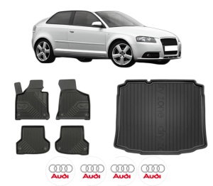 Set Covorase Presuri Auto Si Tavita Portbagaj AUDI A3 (8P1) din 2003-2012 AUDI - Img 2