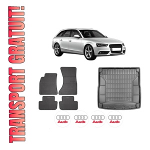 Set Covorase Presuri Auto Si Tavita Portbagaj AUDI A4 B8 Avant (8K5) din 2007-2015 AUDI