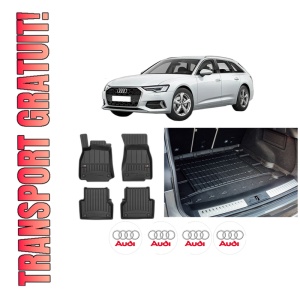 Set Covorase Presuri Auto Si Tavita Portbagaj AUDI A6 C8 (4A2) din 2018-2021 AUDI