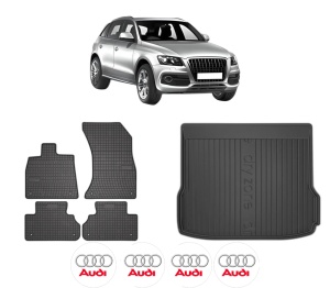 Set Covorase Presuri Auto Si Tavita Portbagaj AUDI Q5 (8RB) din 2008-2017 AUDI - Img 2