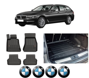 Set Covorase Presuri Auto Si Tavita Portbagaj BMW Seria 5 Touring (G31) din 2017-2022 BMW - Img 2
