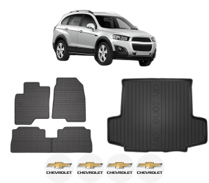 Set Covorase Presuri Auto Si Tavita Portbagaj CHEVROLET CAPTIVA (C100, C140) din 2006-2018 CHEVROLET - Img 2
