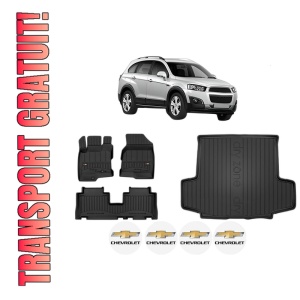 Set Covorase Presuri Auto Si Tavita Portbagaj CHEVROLET CAPTIVA (C100, C140) din 2006-2018 CHEVROLET