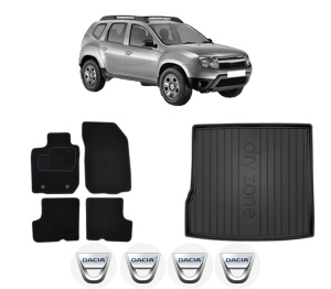 Set Covorase Presuri Auto Si Tavita Portbagaj DACIA DUSTER (HS_) din 2010-2018 DACIA - Img 2