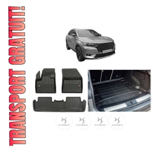 Set Covorase Presuri Auto Si Tavita Portbagaj DS DS 7 Crossback (J4_, JR_, JC_) din 2017-2022 DS