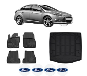 Set Covorase Presuri Auto Si Tavita Portbagaj FORD FOCUS III Saloon din 2010-2020 FORD - Img 2