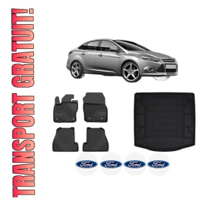 Set Covorase Presuri Auto Si Tavita Portbagaj FORD FOCUS III Saloon din 2010-2020 FORD