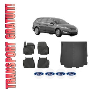 Set Covorase Presuri Auto Si Tavita Portbagaj FORD MONDEO IV Turnier (BA7) din 2007-2015 FORD