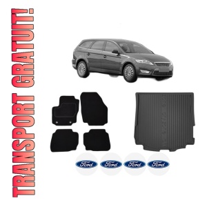 Set Covorase Presuri Auto Si Tavita Portbagaj FORD MONDEO IV Turnier (BA7) din 2007-2015 FORD