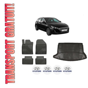 Set Covorase Presuri Auto Si Tavita Portbagaj HYUNDAI i30 (PDE, PD, PDEN) din 2016-2021 HYUNDAI