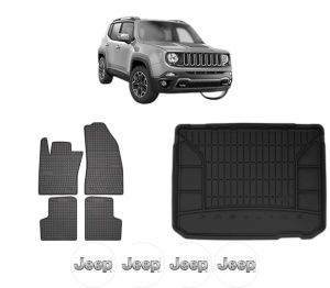 Set Covorase Presuri Auto Si Tavita Portbagaj JEEP RENEGADE SUV (BU, B1, BV) din 2014-2022 JEEP - Img 2