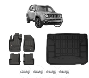 Set Covorase Presuri Auto Si Tavita Portbagaj JEEP RENEGADE SUV (BU, B1, BV) din 2014-2022 JEEP - Img 2